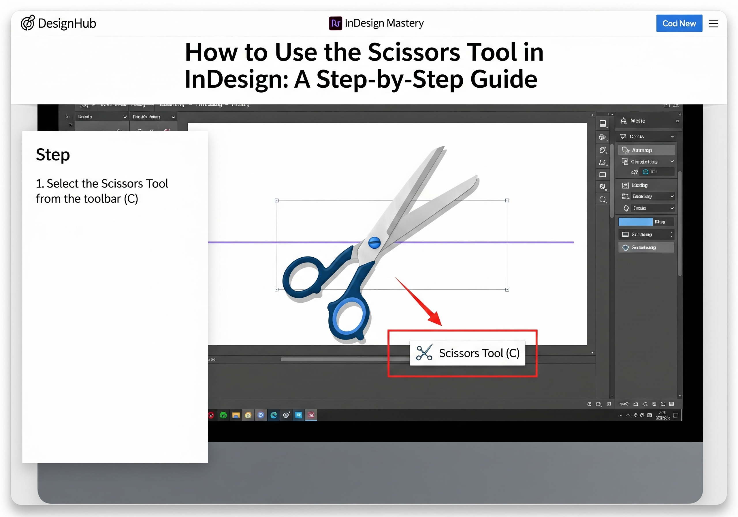 How to Use Scissors Tool in Indesign: Master Your Edits