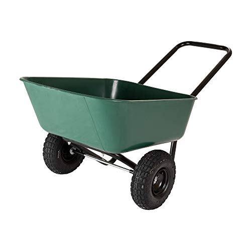 Best Dual-Wheel Home Garden Yard Utility Wheelbarrow Cart for Easy Transport