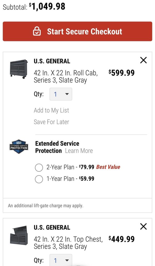 Do Us General Tool Boxes Go on Sale
