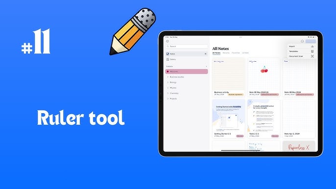 Does Notability Have a Ruler Tool