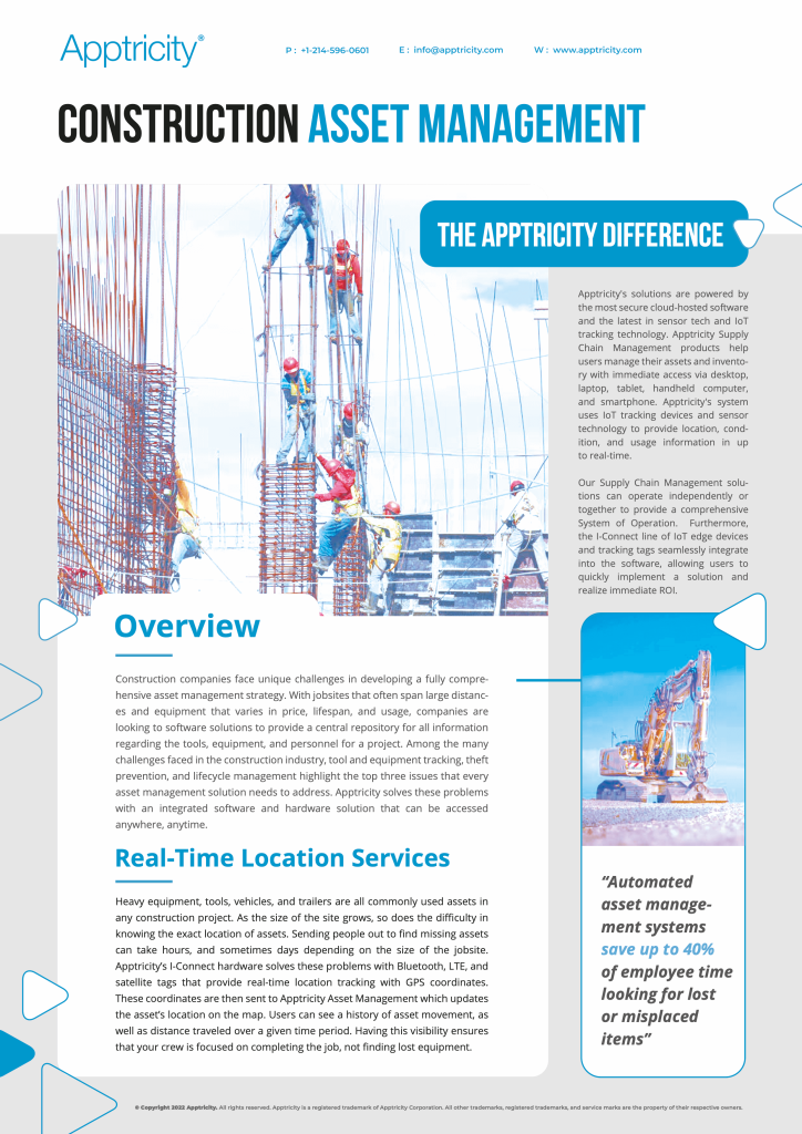 How Do Construction Management Software Tools Assist in Equipment Maintenance
