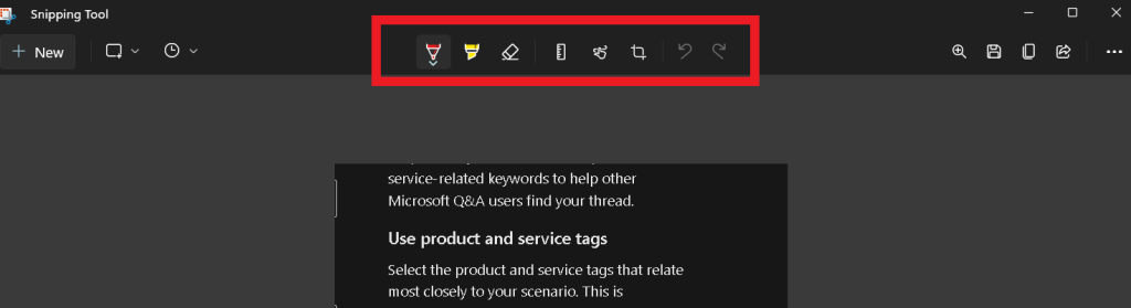 How to Add Text to Snipping Tool