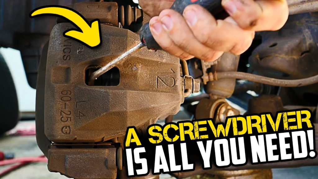How to Compress Caliper Piston Without Tool
