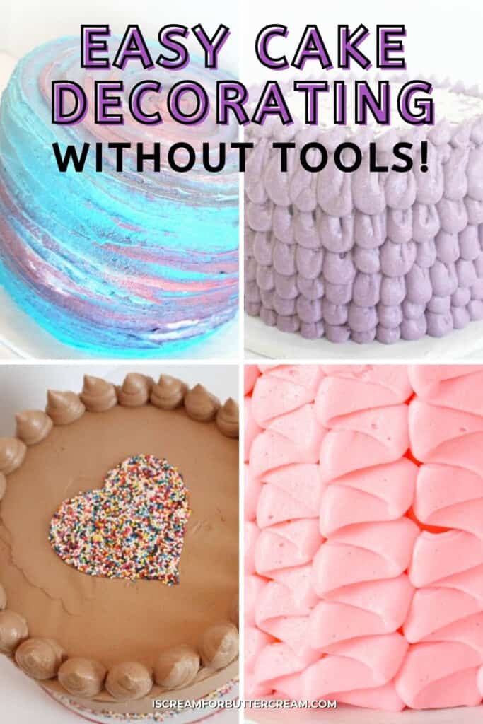 How to Decorate a Cake Without Tools