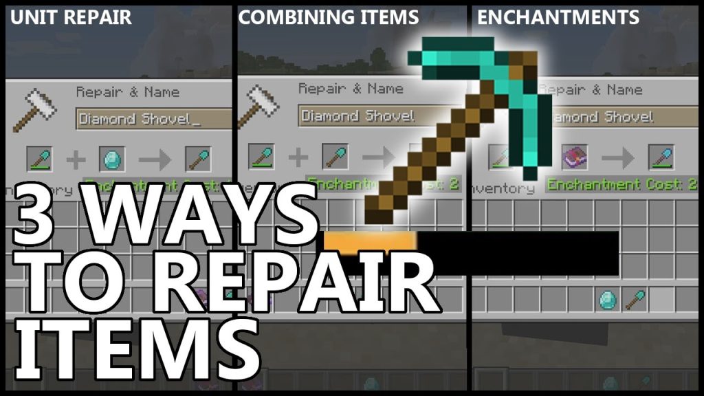 How to Fix a Tool in Minecraft