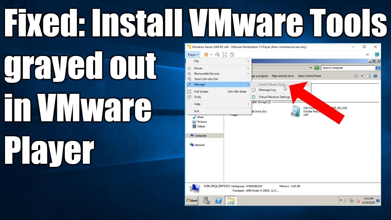 How to Fix Install Vmware Tools Greyed Out: Quick Guide