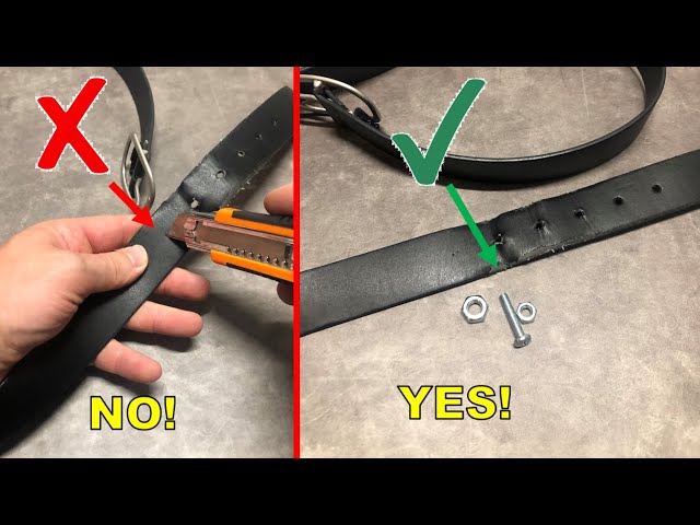 How to Punch Hole in Belt Without Tools: Effortless Guide