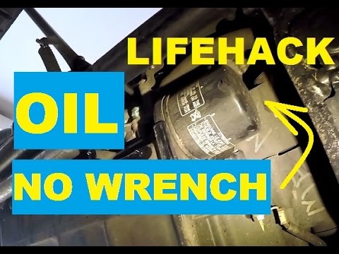 How to Remove an Oil Filter Without a Tool