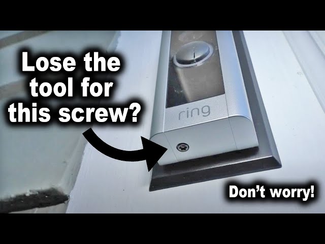 How to Remove Ring Doorbell Without Tool: Easy Steps