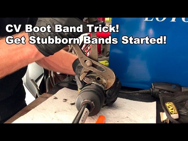 How to Tighten Cv Boot Clamp Without Tool