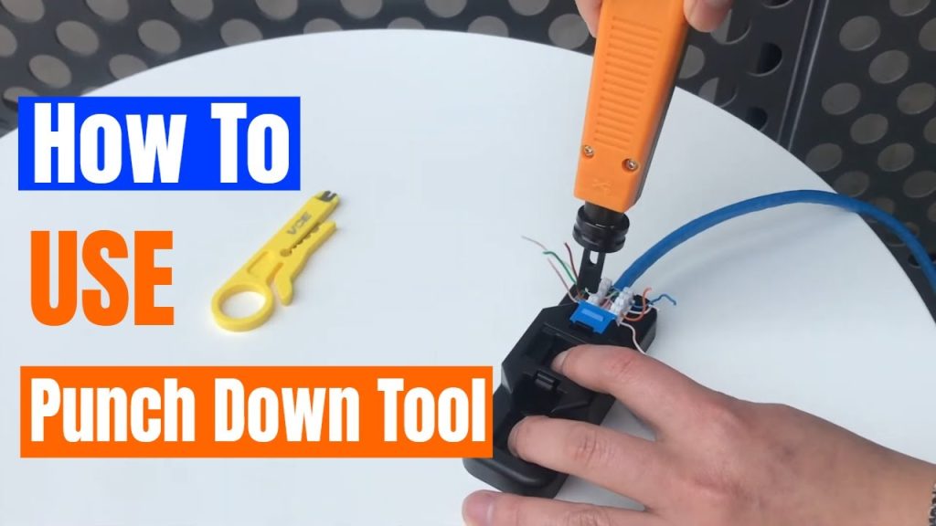 How to Use a Punch down Tool