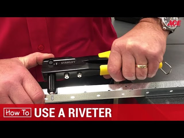 How to Use a Riveter Tool