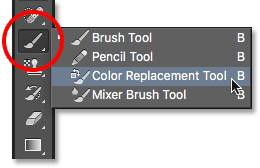 How to Use Color Replacement Tool Photoshop