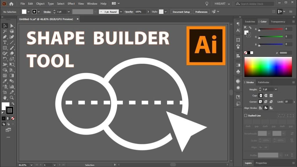 How to Use Illustrator Shape Builder Tool