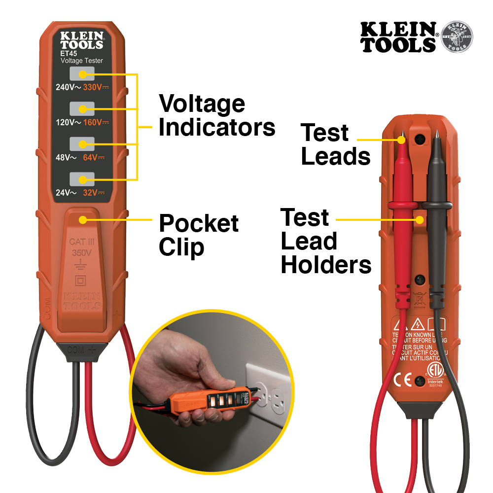 How to Use Klein Tools Voltage Tester