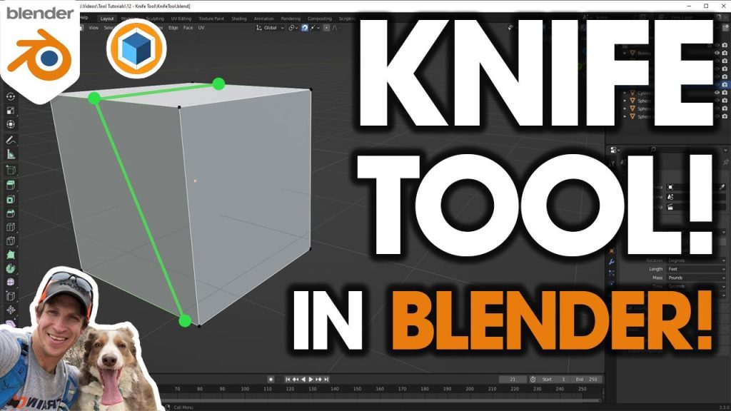 How to Use Knife Tool in Blender