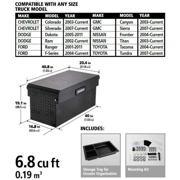What Size Tool Box Fits a Ford Ranger: Ultimate Guide