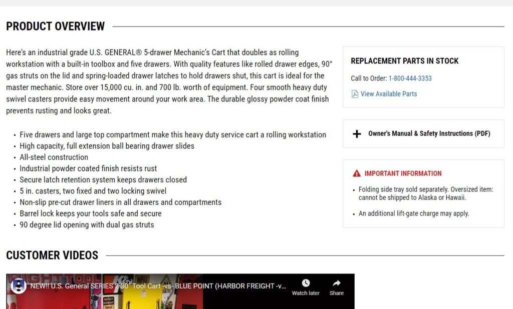 Where is Us General Tool Boxes Made