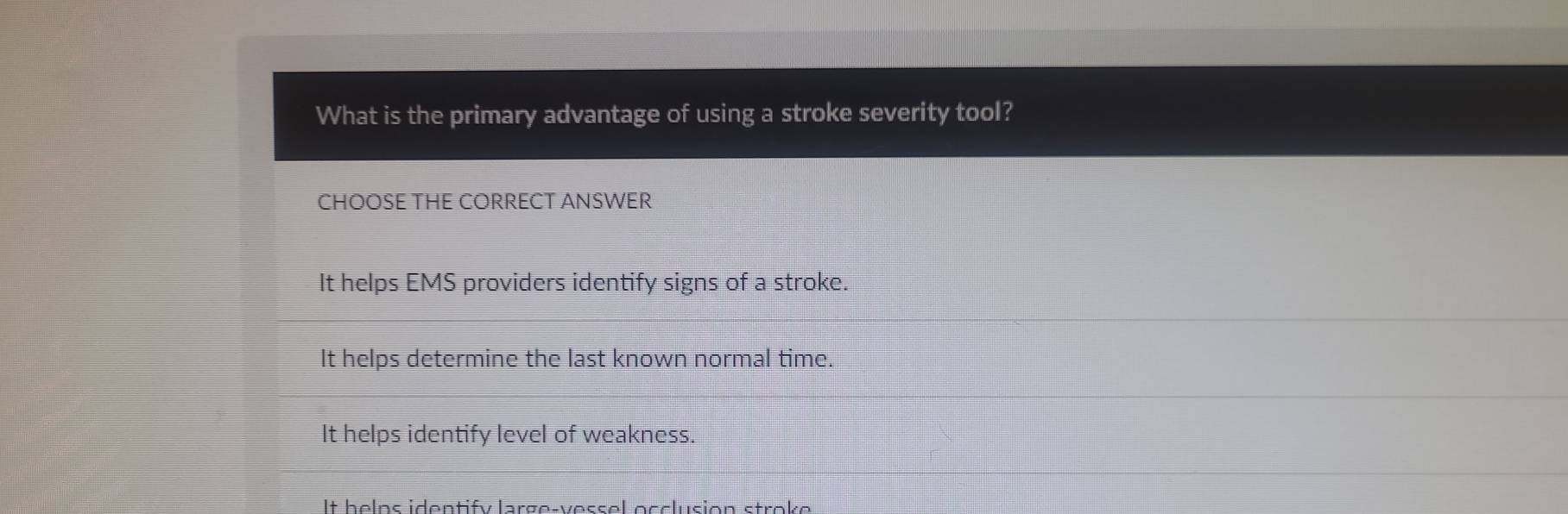 Which is a Stroke Severity Tool That Helps Ems: Unveiled