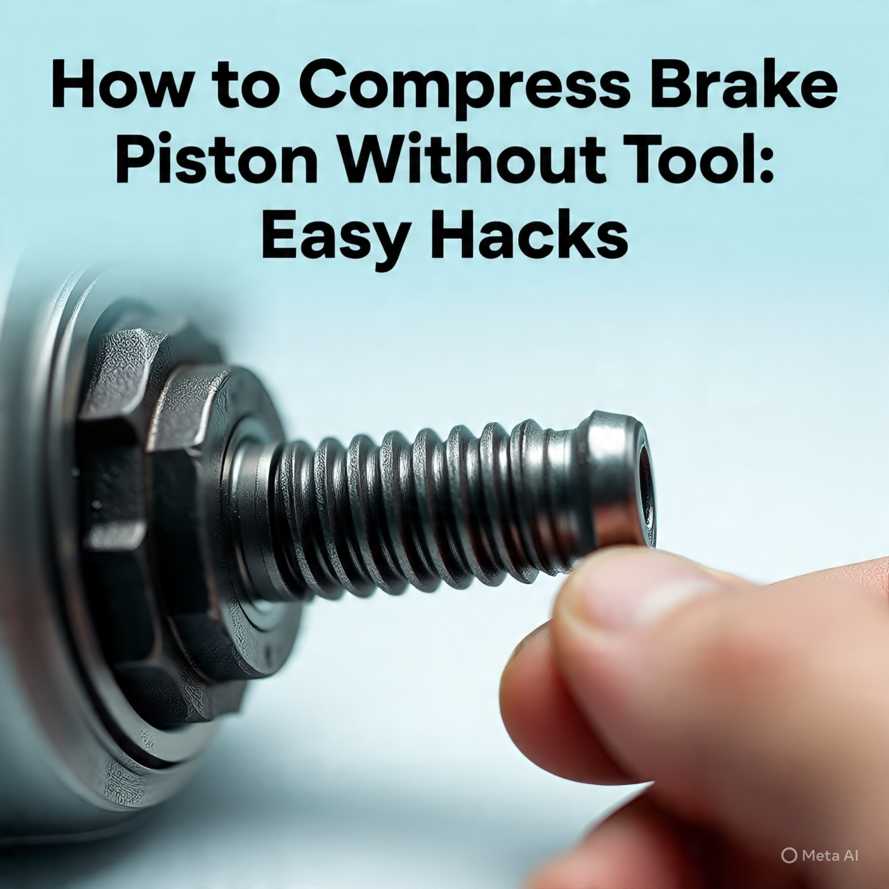 How to Compress Brake Piston Without Tool: Easy Hacks