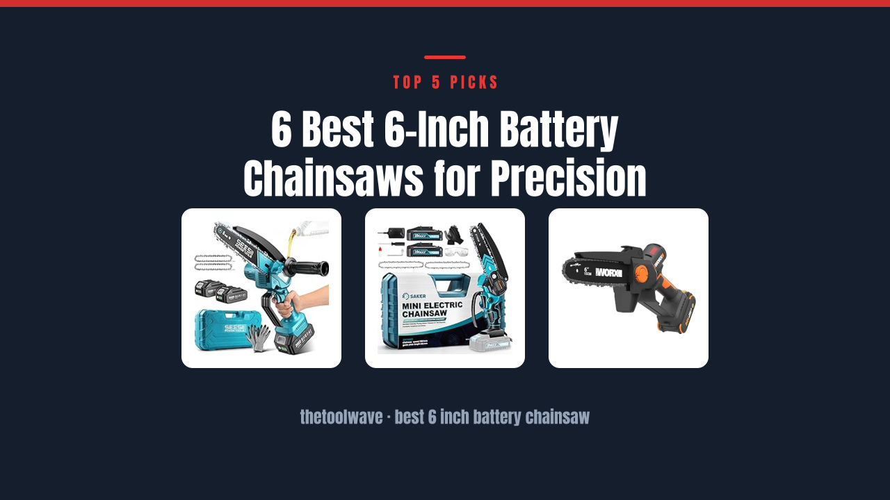 6 Best 6-Inch Battery Chainsaws for Precision Cutting