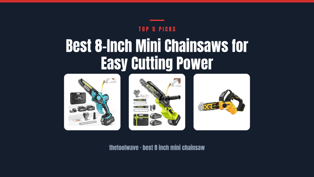 Best 8-Inch Mini Chainsaws for Easy Cutting Power