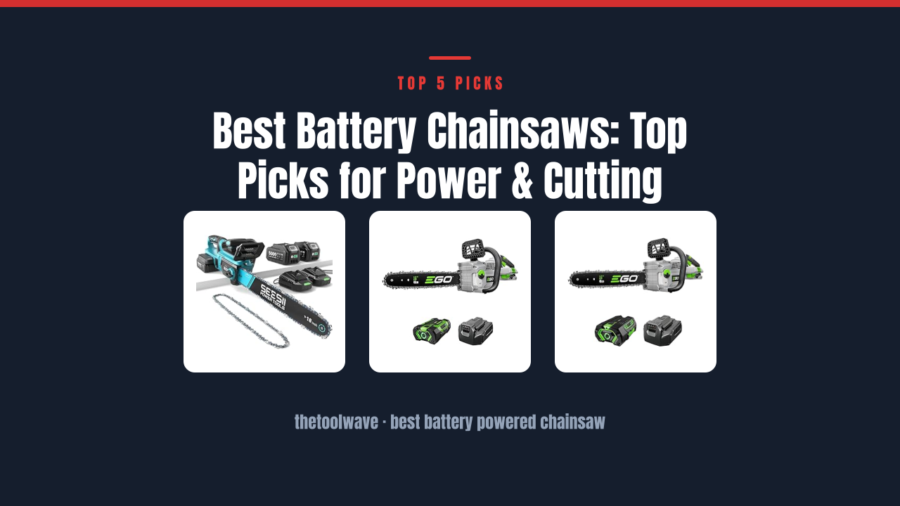 Best Battery Chainsaws: Top Picks for Power & Cutting
