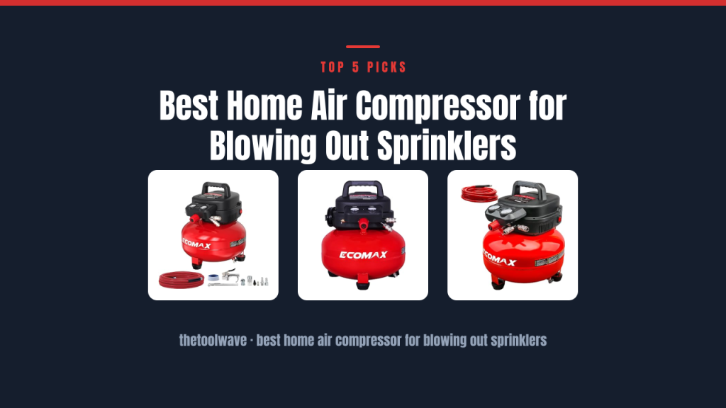 Best Home Air Compressor for Blowing Out Sprinklers