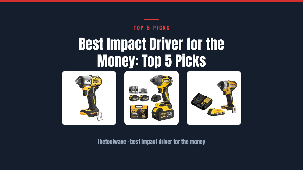 Best Impact Driver for the Money: Top 5 Picks