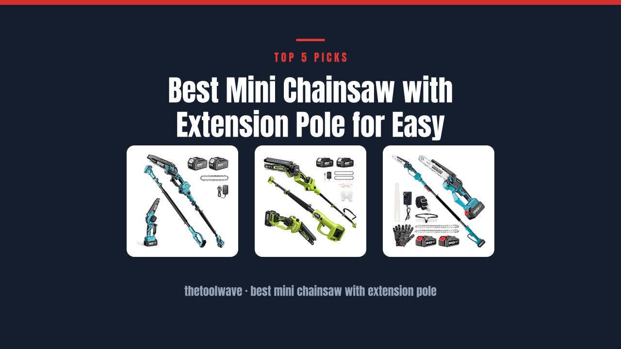 Best Mini Chainsaw with Extension Pole for Easy Trimming