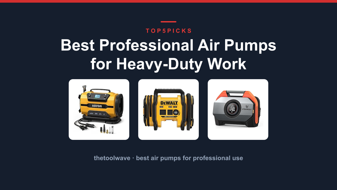 Best Professional Air Pumps for Heavy-Duty Work