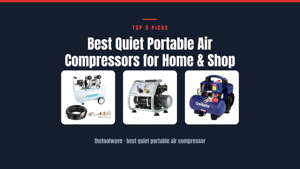 Best Quiet Portable Air Compressors for Home & Shop