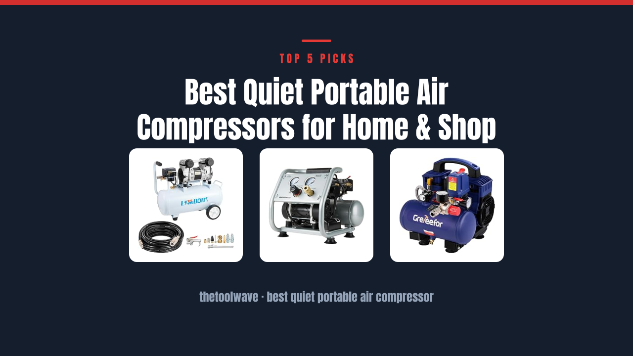 Best Quiet Portable Air Compressors for Home & Shop