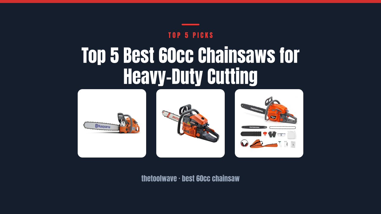Top 5 Best 60cc Chainsaws for Heavy-Duty Cutting