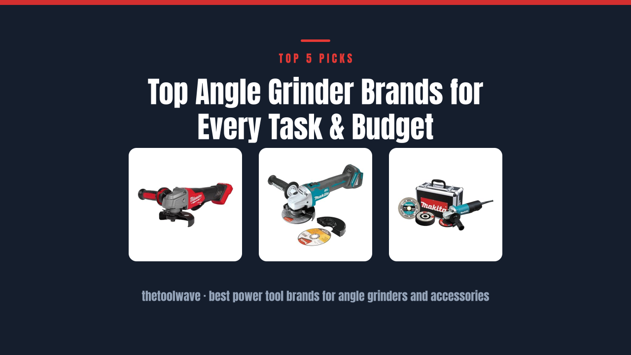 Top Angle Grinder Brands for Every Task & Budget